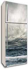 Samolepka na lednici flie 80 x 200  Big ocean wave breaking the shore, 80 x 200 cm
