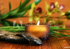 Fototapeta papr 184 x 128, 2588292 - amber candle - jantarov svka