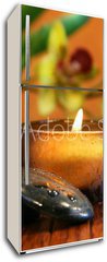 Samolepka na lednici fólie 80 x 200, 2588292 - amber candle - jantarová svíčka