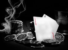 Samolepka flie 100 x 73  Poker, 100 x 73 cm