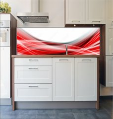Fototapeta do kuchyn flie 180 x 60, 260622616 - Abstract elegant romantic wave panorama background design illustration