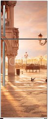 Samolepka na lednici flie 80 x 200, 261752834 - San Marco in Venice, Italy at a dramatic sunrise