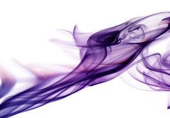 Fototapeta vliesov 145 x 100, 26188999 - Purple smoke in white background