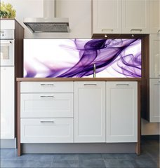 Fototapeta do kuchyn flie 180 x 60  Purple smoke in white background, 180 x 60 cm