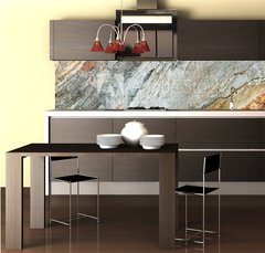 Fototapeta do kuchyn flie 260 x 60, 262202412 - Natural Marble Stone Surface