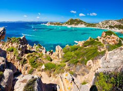 Samolepka flie 270 x 200  Exciting view of Spargi Island  Sardinia, 270 x 200 cm