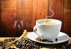 Fototapeta174 x 120  Hot coffee, 174 x 120 cm