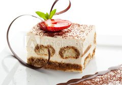 Fototapeta vliesov 145 x 100, 26631385 - Tiramisu Dessert