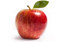 Fototapeta pltno 174 x 120, 26758479 - rayal gala apple on white