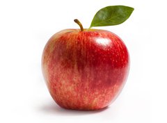 Fototapeta papr 360 x 266, 26758479 - rayal gala apple on white