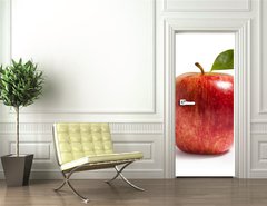 Samolepka na dvee flie 90 x 220  rayal gala apple on white, 90 x 220 cm