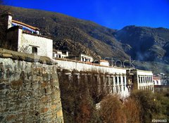 Samolepka flie 100 x 73, 2696083 - tibet - sera monastery