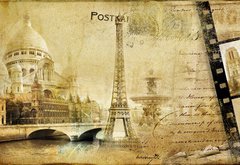 Samolepka flie 145 x 100, 26983930 - Paris paris.. vintge photoalbum series - Pa paris .. vintge fotoalbum srie