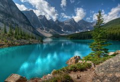 Samolepka flie 145 x 100, 27019161 - Moraine Lake Banff National Park