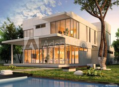 Samolepka flie 100 x 73, 27035570 - The dream house - Dm sn