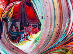 Samolepka flie 270 x 200, 271885432 - Abstract background of colorful mixed paint - Abstraktn pozad barevn smen barvy