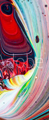 Samolepka na dveře fólie 90 x 220, 271885432 - Abstract background of colorful mixed paint - Abstraktní pozadí barevné smíšené barvy