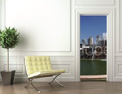 Samolepka na dvee flie 90 x 220, 27193340 - Chicago
