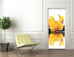 Samolepka na dvee flie 90 x 220  Orchideen 92, 90 x 220 cm