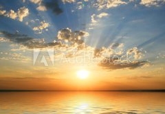 Fototapeta papr 184 x 128, 27387255 - sunset at coast of the sea