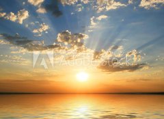 Fototapeta papr 254 x 184, 27387255 - sunset at coast of the sea