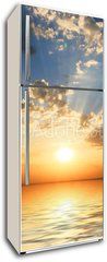 Samolepka na lednici flie 80 x 200, 27387255 - sunset at coast of the sea
