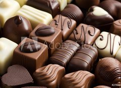 Fototapeta vliesov 100 x 73, 27663412 - various chocolate pralines