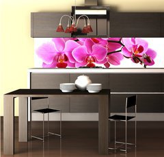 Fototapeta do kuchyn flie 260 x 60, 2768352 - pink orchid