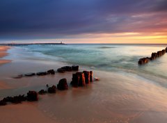 Fototapeta pltno 330 x 244, 27723346 - Beautiful sunrise on the beach