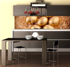 Fototapeta do kuchyně fólie 260 x 60, 27774128 - Golden eggs - Zlatá vejce