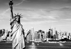 Samolepka flie 145 x 100  afternoon vibrant capture of new york midtown over hudson, 145 x 100 cm