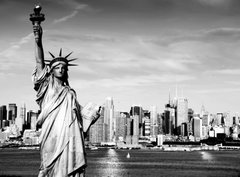 Fototapeta360 x 266  afternoon vibrant capture of new york midtown over hudson, 360 x 266 cm