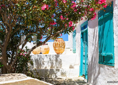 Fototapeta pltno 160 x 116, 280262579 - Old ceramic vessels in Apollonia village on Sifnos island in Greece.