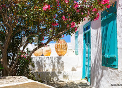 Samolepka flie 200 x 144, 280262579 - Old ceramic vessels in Apollonia village on Sifnos island in Greece.