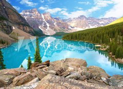 Fototapeta pltno 240 x 174, 28040110 - moraine lake