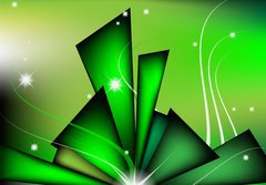 Fototapeta papr 184 x 128, 28067873 - Abstract green composition - Abstraktn zelen sloen
