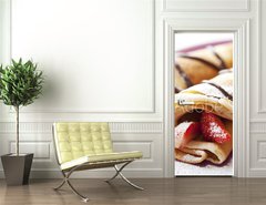 Samolepka na dvee flie 90 x 220  crepes, 90 x 220 cm