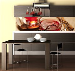 Fototapeta do kuchyně fólie 260 x 60, 28090479 - toddy or mulled wine - víno nebo svařené víno