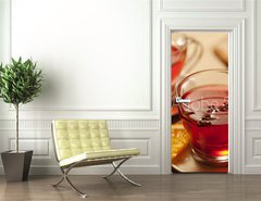 Samolepka na dvee flie 90 x 220  toddy or mulled wine, 90 x 220 cm