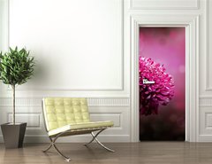Samolepka na dvee flie 90 x 220  Dahlia Autumn flower design. With copy space, 90 x 220 cm