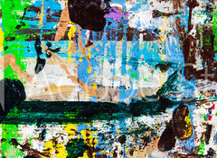 Samolepka flie 100 x 73, 284026983 - Abstract art with splashes of multicolor paint; as a fun; creative