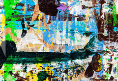 Fototapeta pltno 174 x 120, 284026983 - Abstract art with splashes of multicolor paint; as a fun; creative