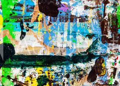 Samolepka flie 200 x 144, 284026983 - Abstract art with splashes of multicolor paint; as a fun; creative