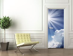 Samolepka na dvee flie 90 x 220  sky, 90 x 220 cm