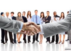 Fototapeta vliesov 200 x 144, 28454150 - handshake isolated on business background