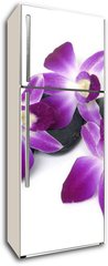 Samolepka na lednici flie 80 x 200, 28681934 - Spa essentials-orchid with pyramid of stones