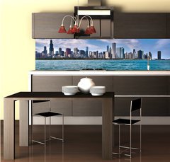 Fototapeta do kuchyn flie 260 x 60, 28778839 - Skyline Chicago