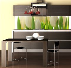 Fototapeta do kuchyn flie 260 x 60  Tulips, 260 x 60 cm