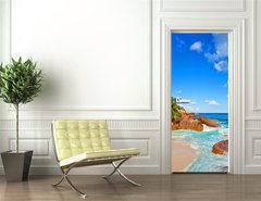 Samolepka na dvee flie 90 x 220  Dream Seascape View, 90 x 220 cm