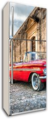 Samolepka na lednici flie 80 x 200, 28895632 - Red Chevrolet
